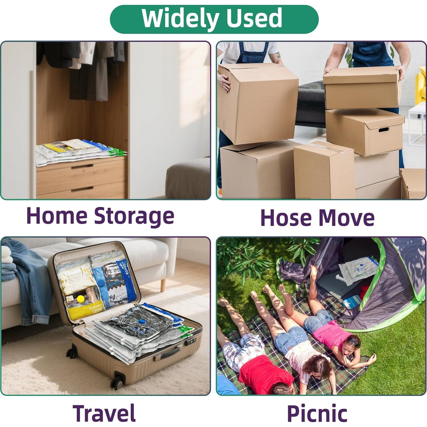 Bolsas de Almacenamiento al Vacío Storage Master 12 Piezas