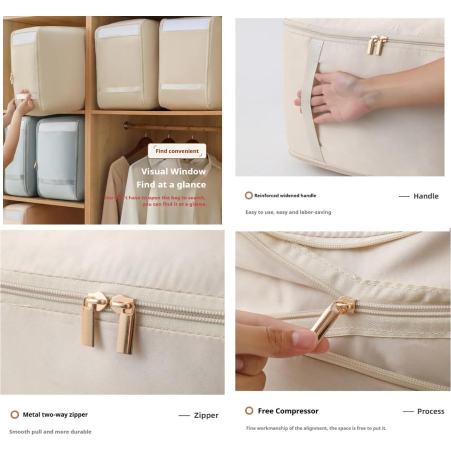 Bolsa de Almacenamiento Pidea Shop 2 Unidades 50.8x48.3x40.6cm