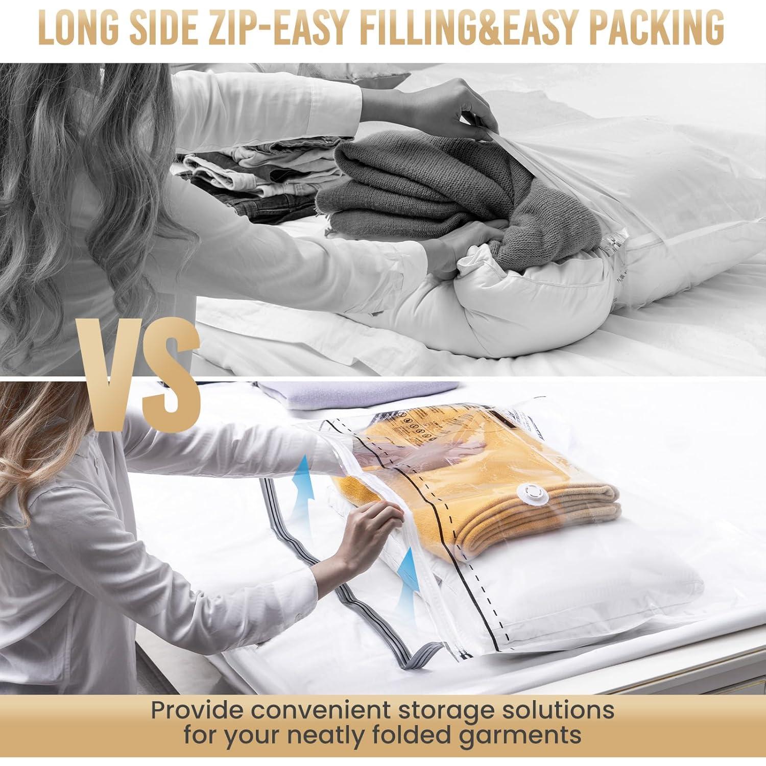 Bolsas de Almacenamiento al Vacío TAILI 10 Combo Transparente