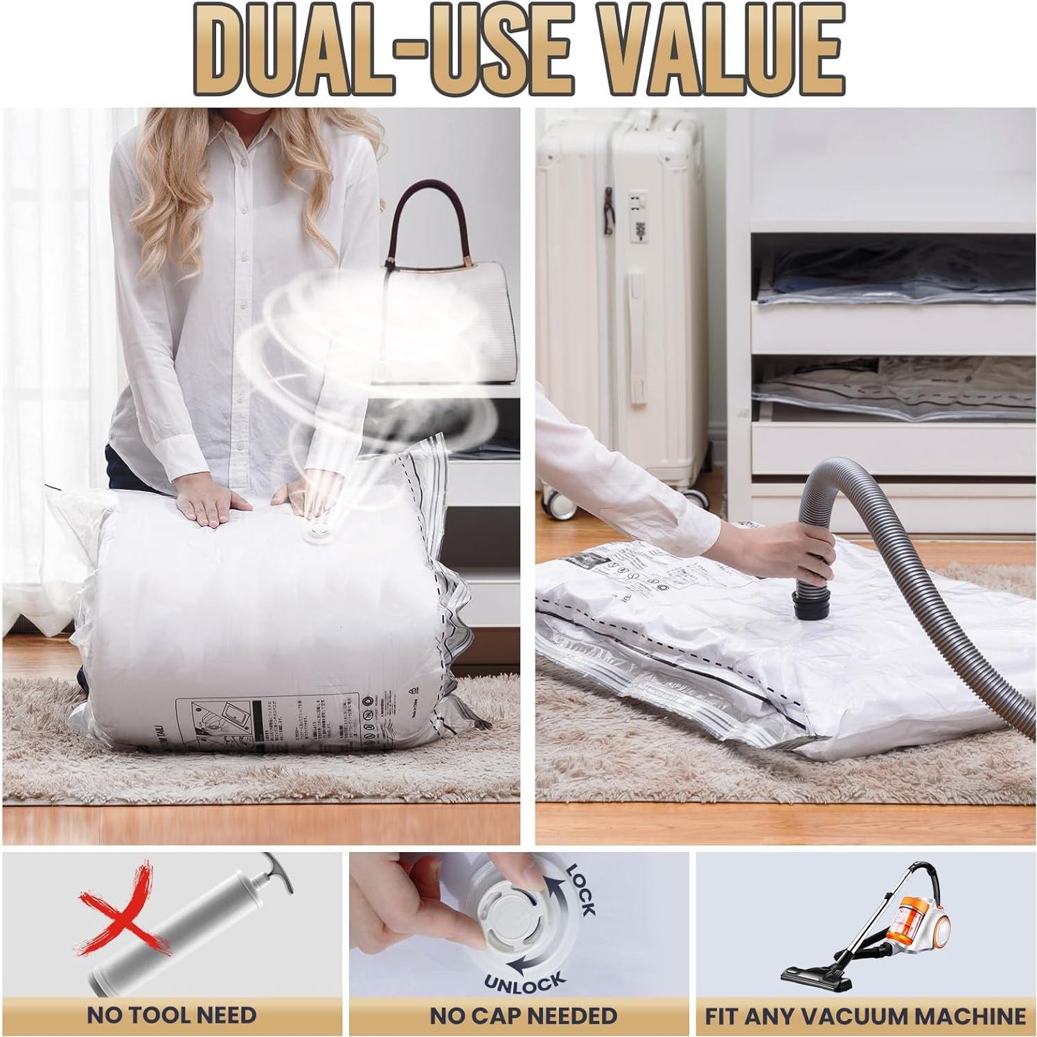 Bolsas de Almacenamiento al Vacío TAILI 10 Combo Transparente