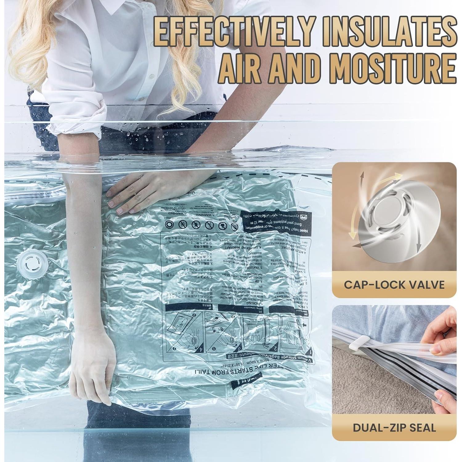 Bolsas de Almacenamiento al Vacío TAILI 10 Combo Transparente