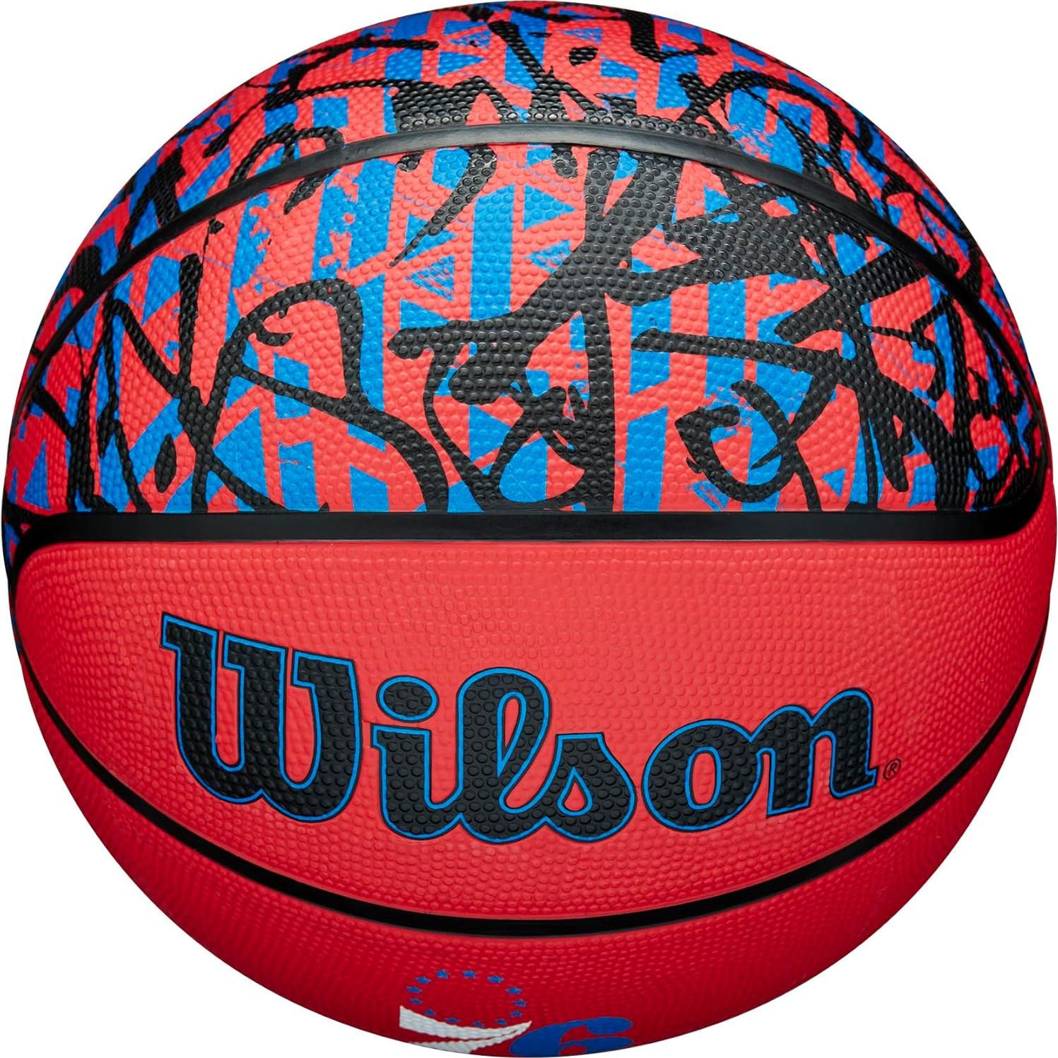 WILSON NBA Team Graffiti Basketballs - Size 7-29.5"