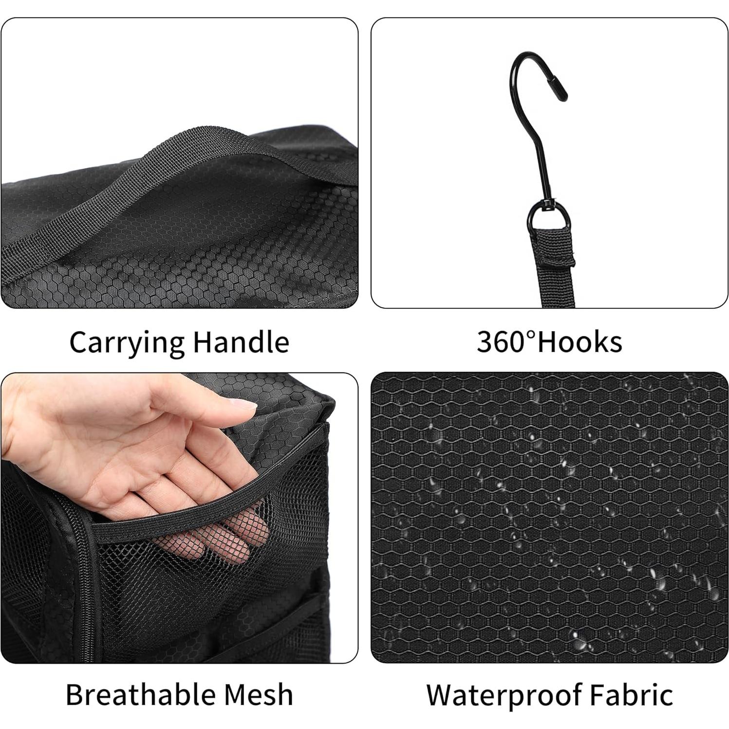 Organizador de Maletas Aucovely Negro Pequeño 48.8x36.8 cm