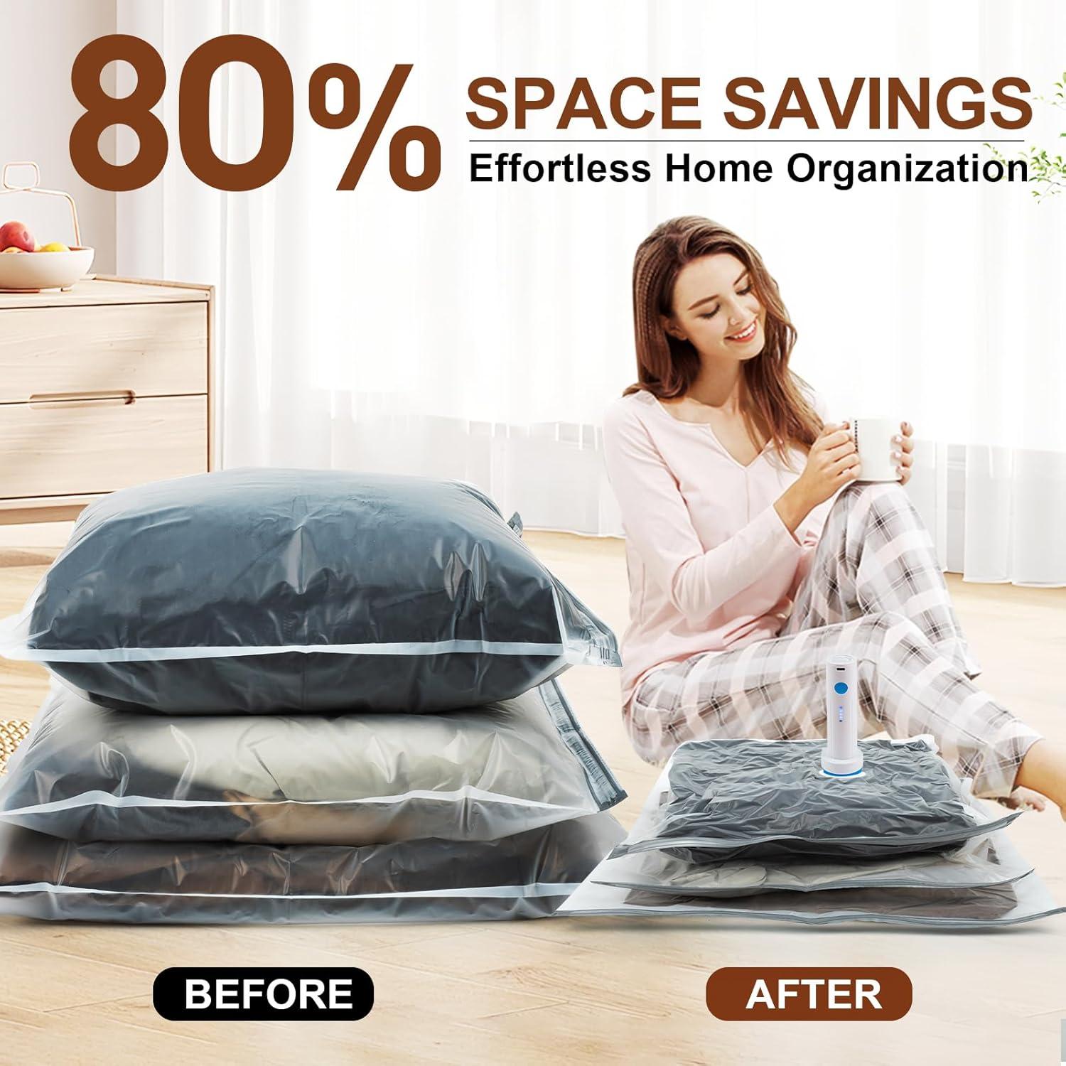 Paquete de 12 Bolsas de Almacenamiento al Vacío DUORAN