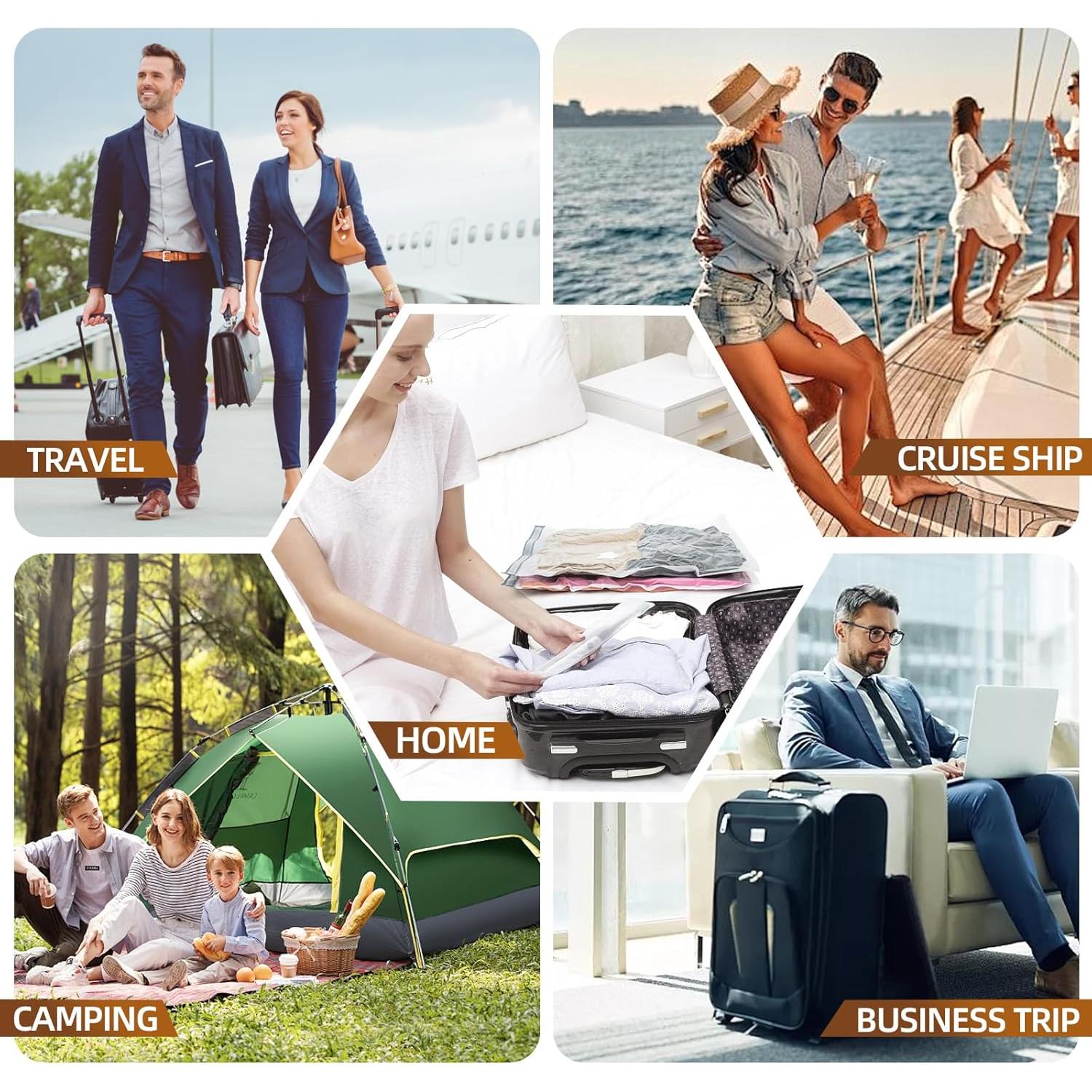 Paquete de 12 Bolsas de Almacenamiento al Vacío DUORAN