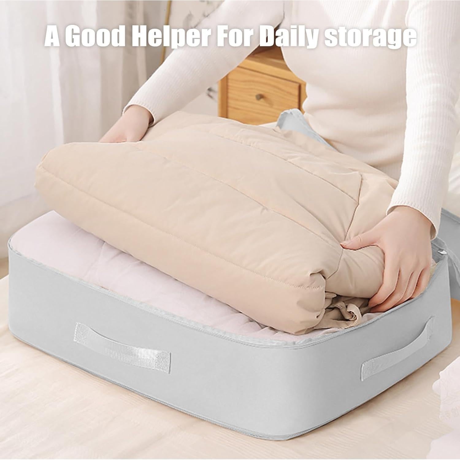 Bolsas de Almacenamiento KJMYYXGS XL Gris - Compresión y Plegables