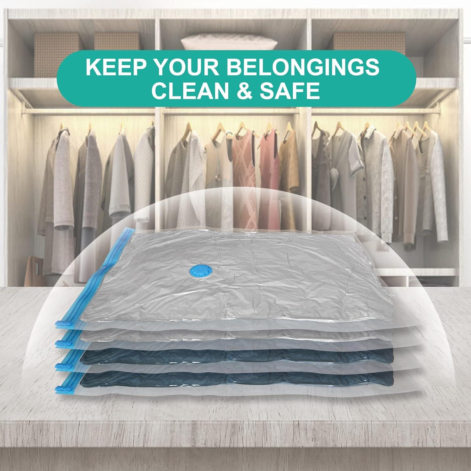 Bolsas de Almacenamiento al Vacío Roomipro Jumbo 8 Pzas