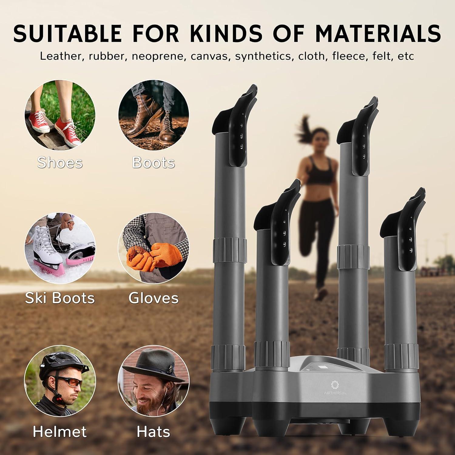 Secador de Botas Eléctrico Airthereal SD20 con Ozono y Temporizador