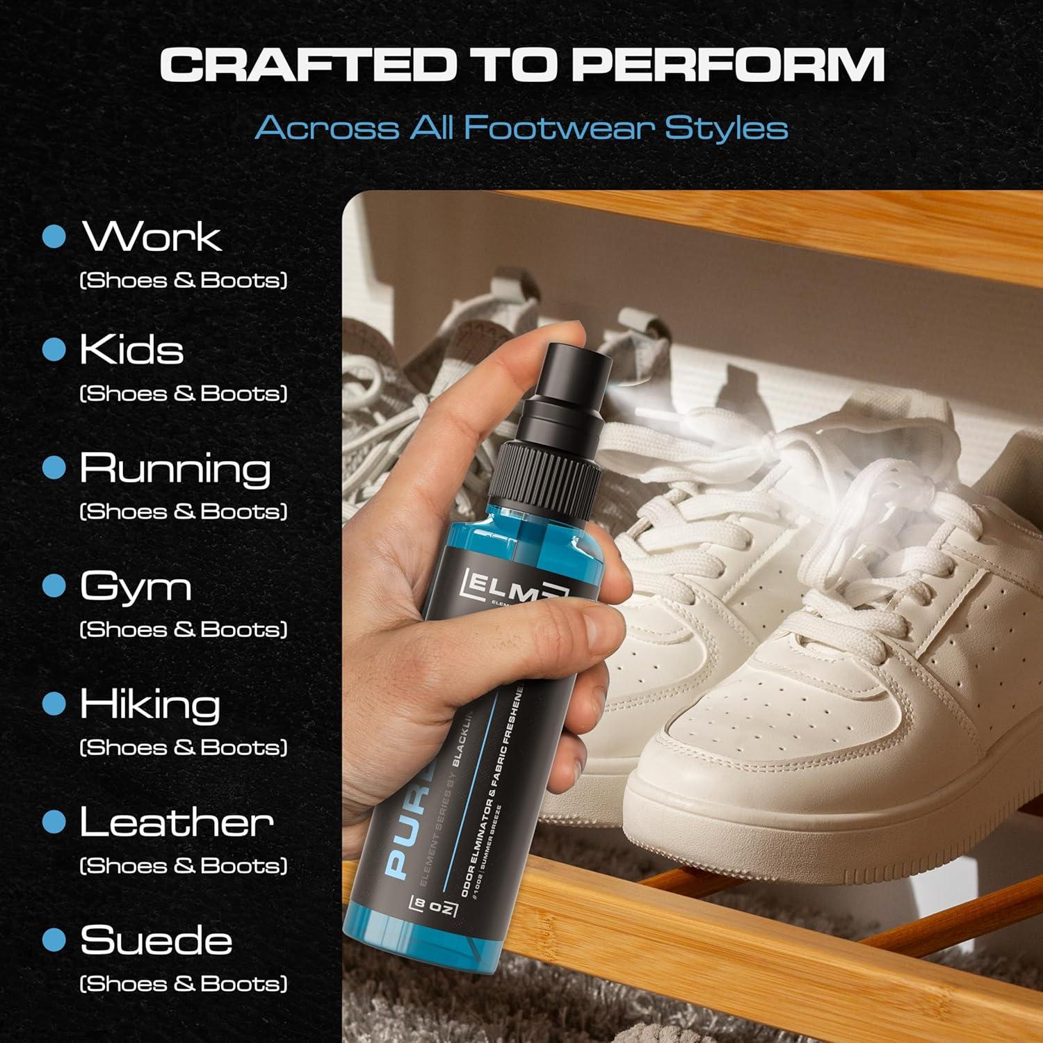 Desodorante en Spray Blackline 4-en-1 para Zapatos 480ml