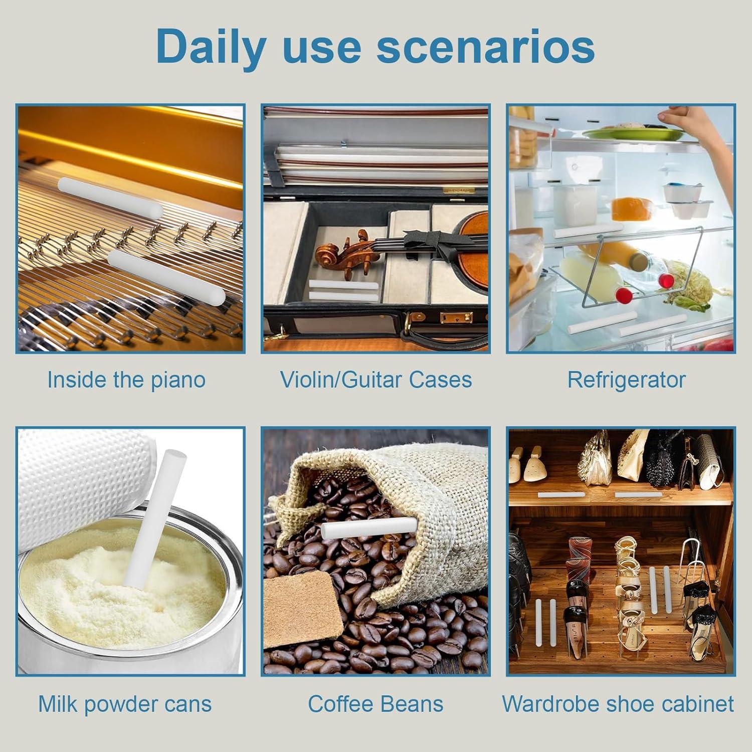 5 Varillas de Secado Diatomeas Sexgene - Deshumidificador Multiusos