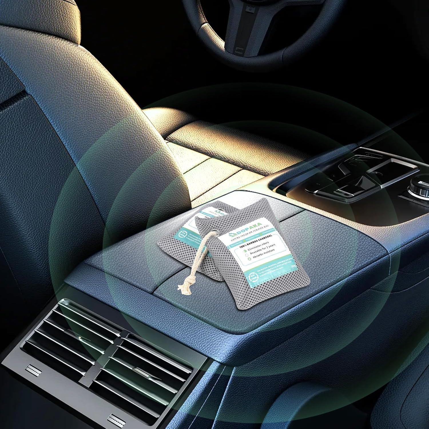 Paquete de 6 Bolsas de Carbón Activado DOPAKA 200g - Purificador de Aire