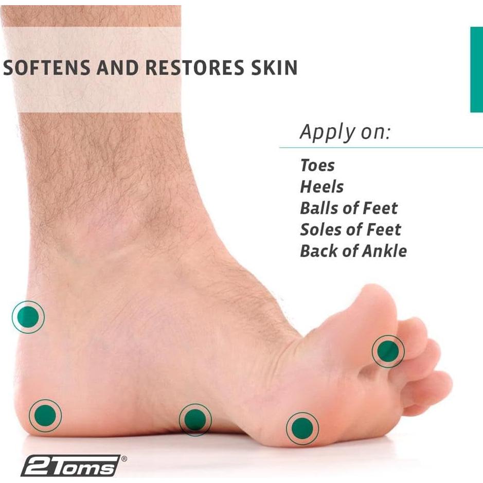 Desodorante para Pies 2Toms FootShield 85g - Antitranspirante Natural