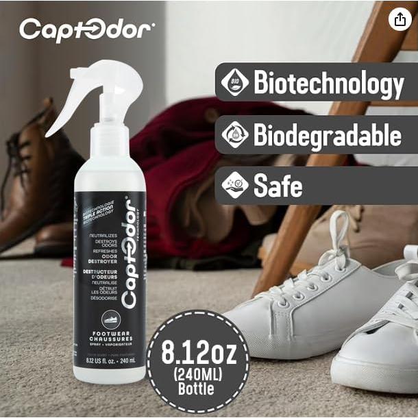 Spray Destruye Olores de Pies Captodor 240 ml - Neutralizador