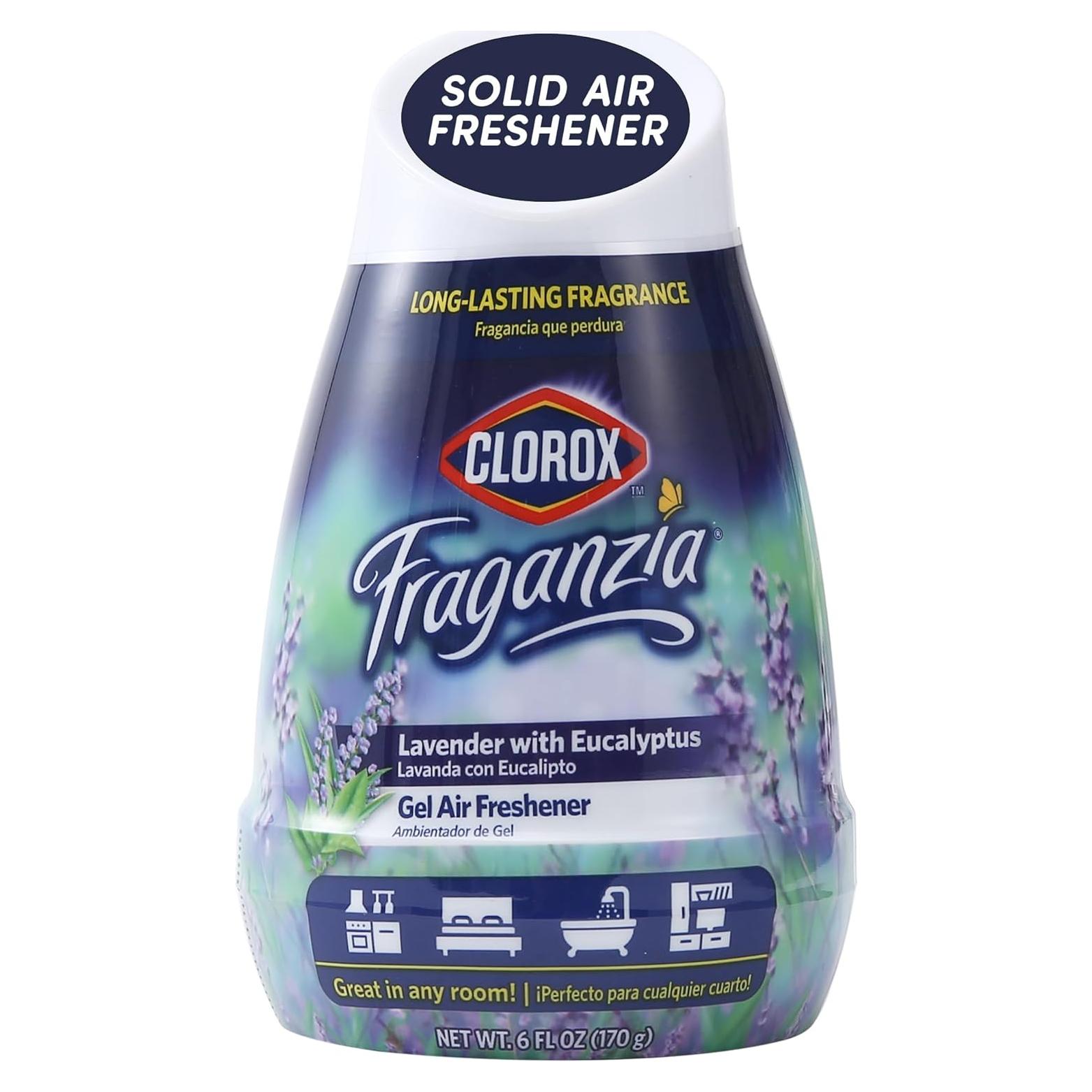 Clorox Fraganzia Gel Ambientador Cono 177 ml Lavanda Eucalipto