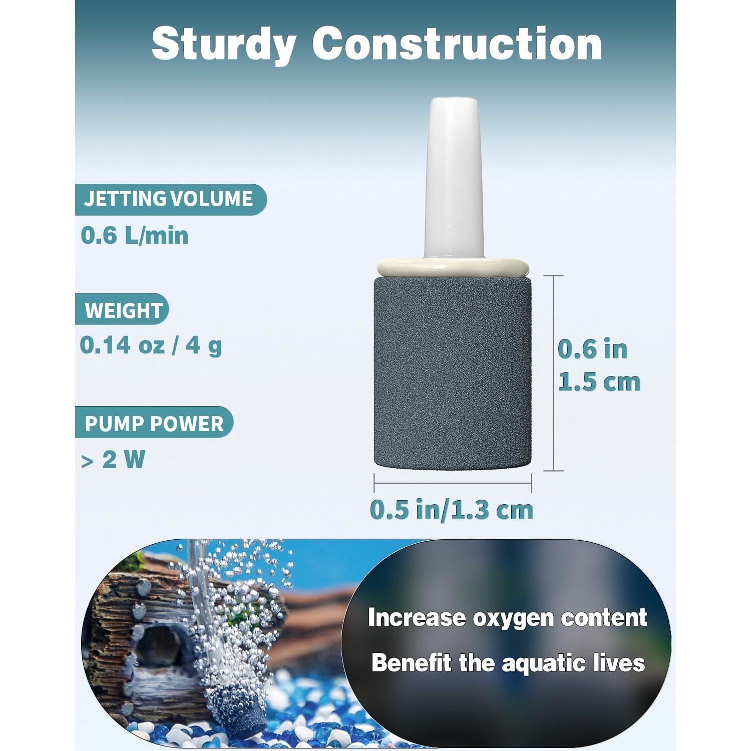 Difusor de Burbuja Pawfly 1.5 cm para Acuarios - Paquete de 12