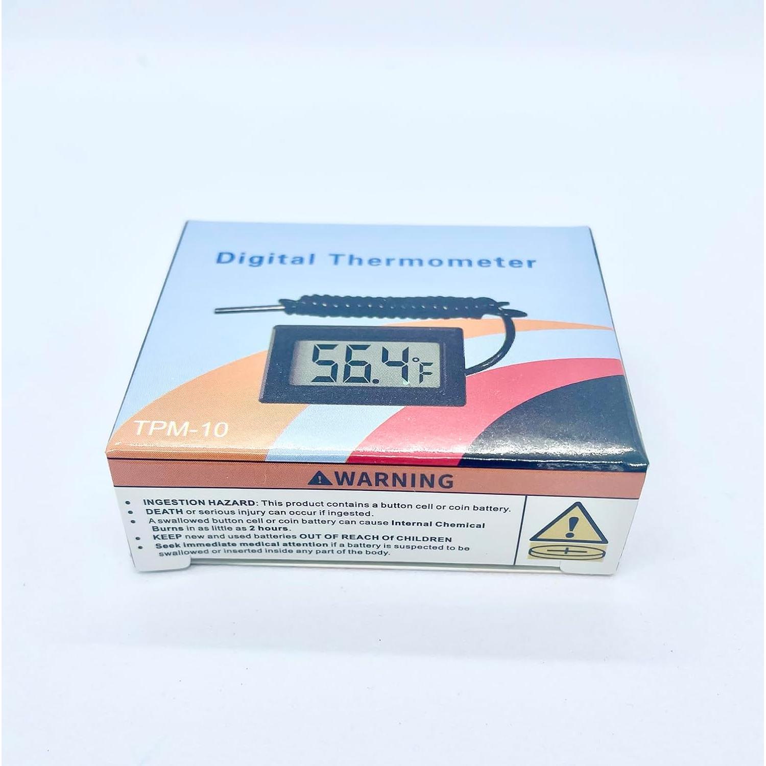 Termómetro Digital LCD HiLetgo 5pcs -50 a 110 °C con Sonda