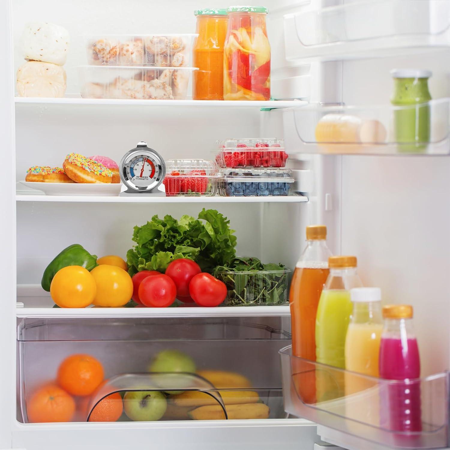 Termómetro de Refrigerador y Congelador GUQIANLU - 4 Paquetes