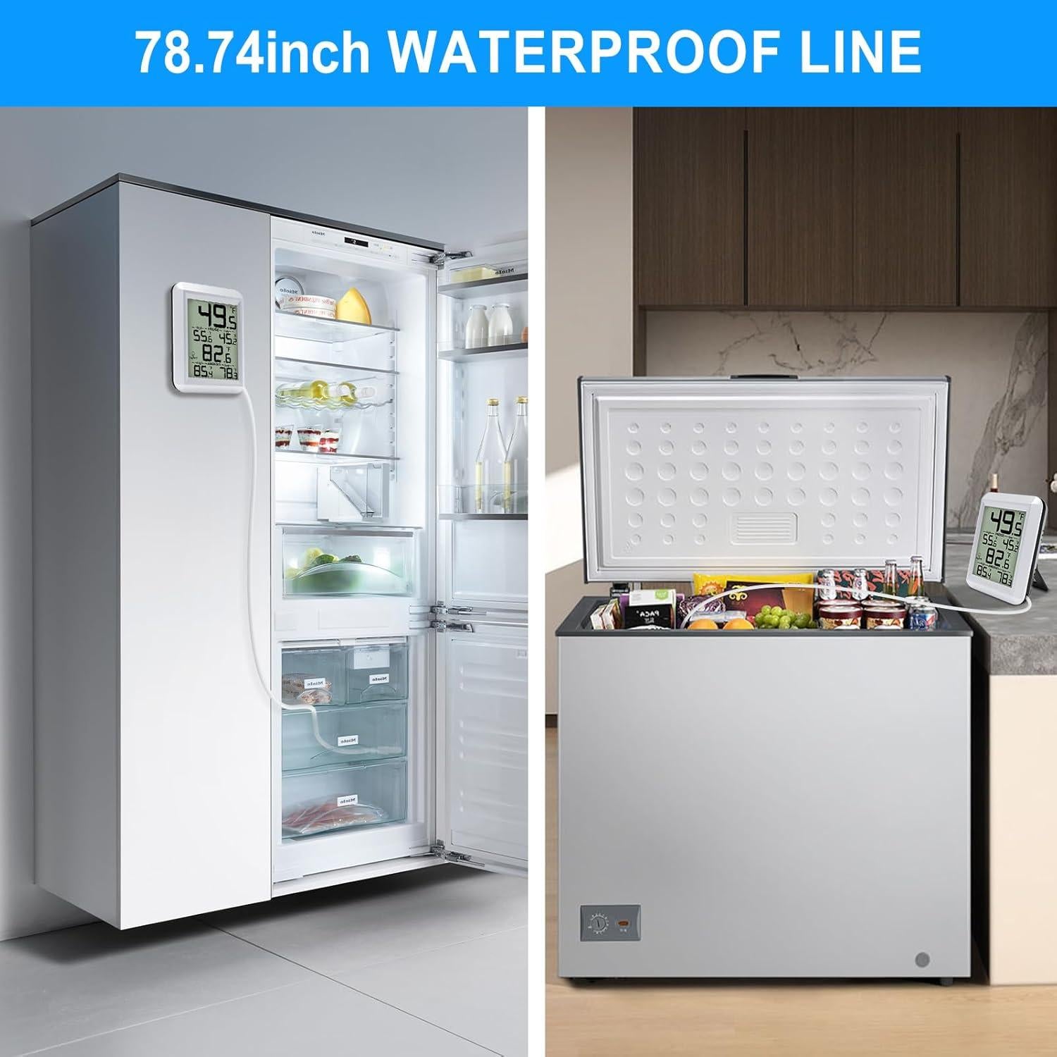 Termómetro Digital Urageuxy para Refrigerador y Congelador