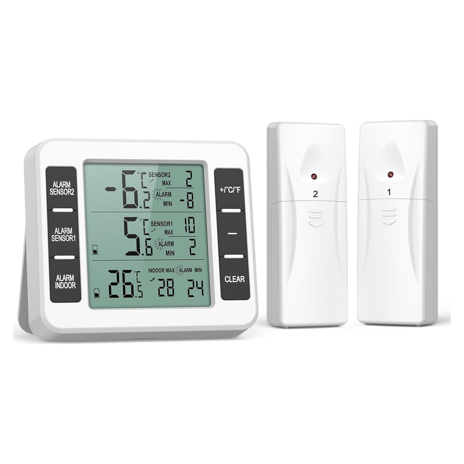 Termómetro Digital Inalámbrico ORIA WA50 con 2 Sensores