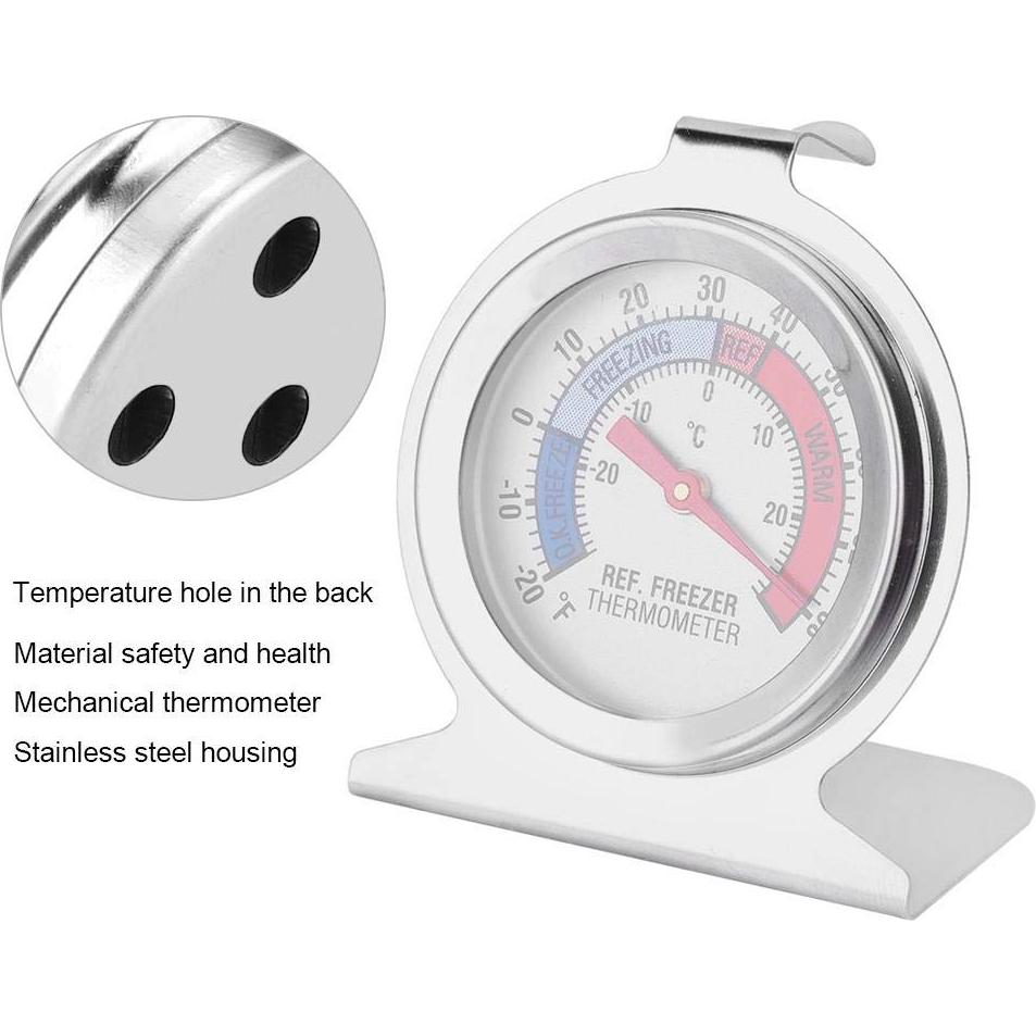 Termómetro de Congelador Yosooo de Acero Inoxidable 75mm