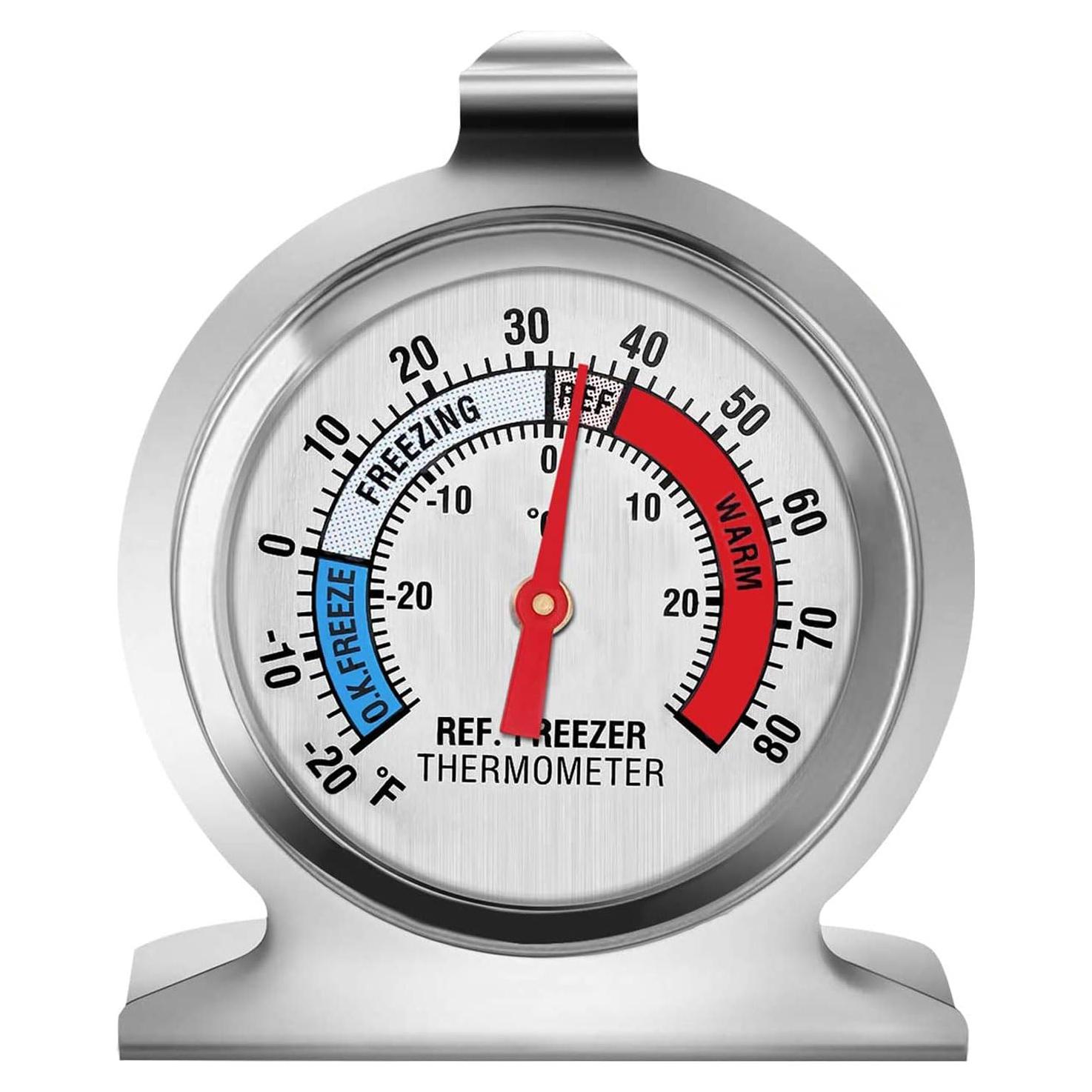 Termómetro de Refrigerador Linkhood - Acero Inoxidable 5.08 cm