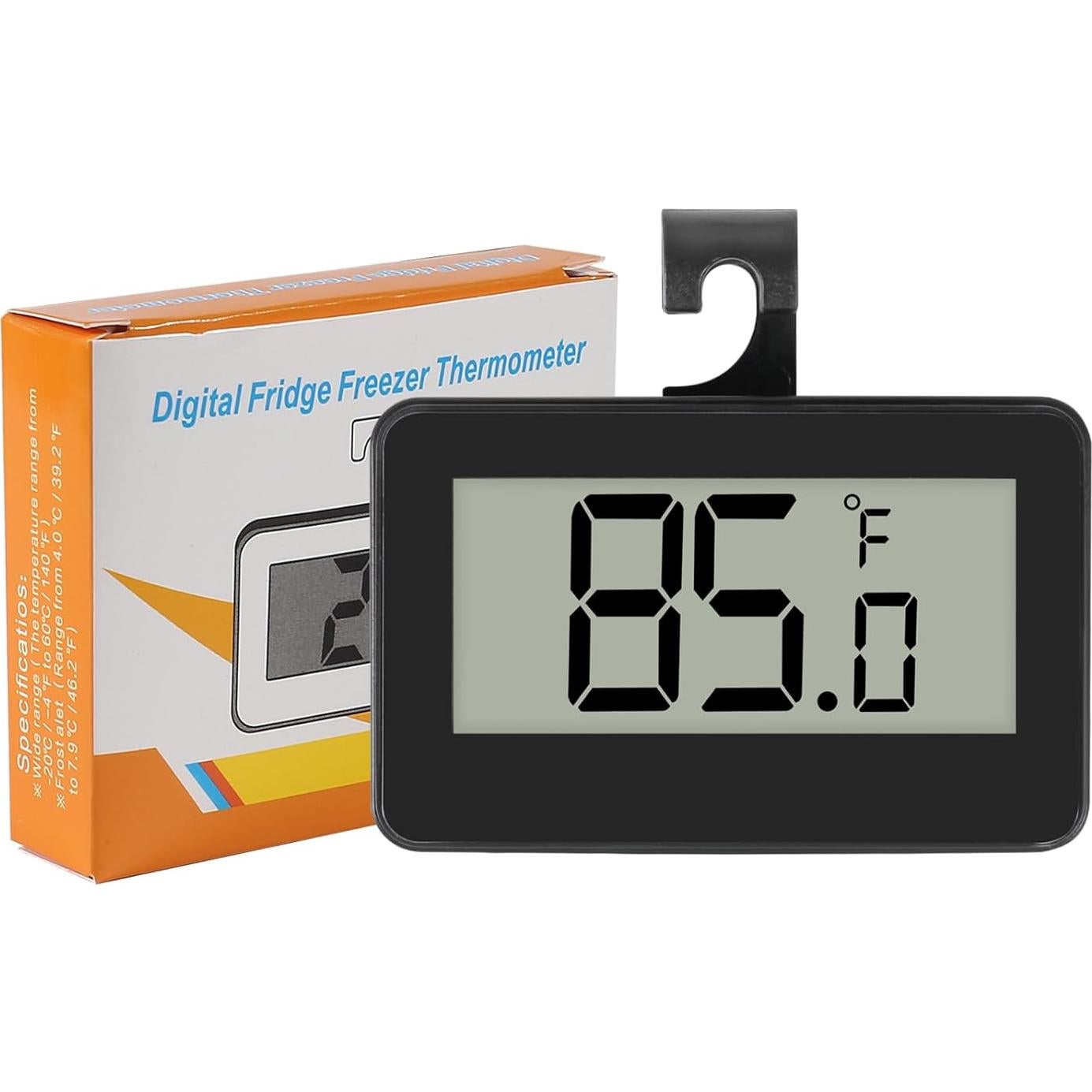 Paquete de 4 Termómetros Digitales DWEII para Refrigerador - Precisión -20°C a 60°C