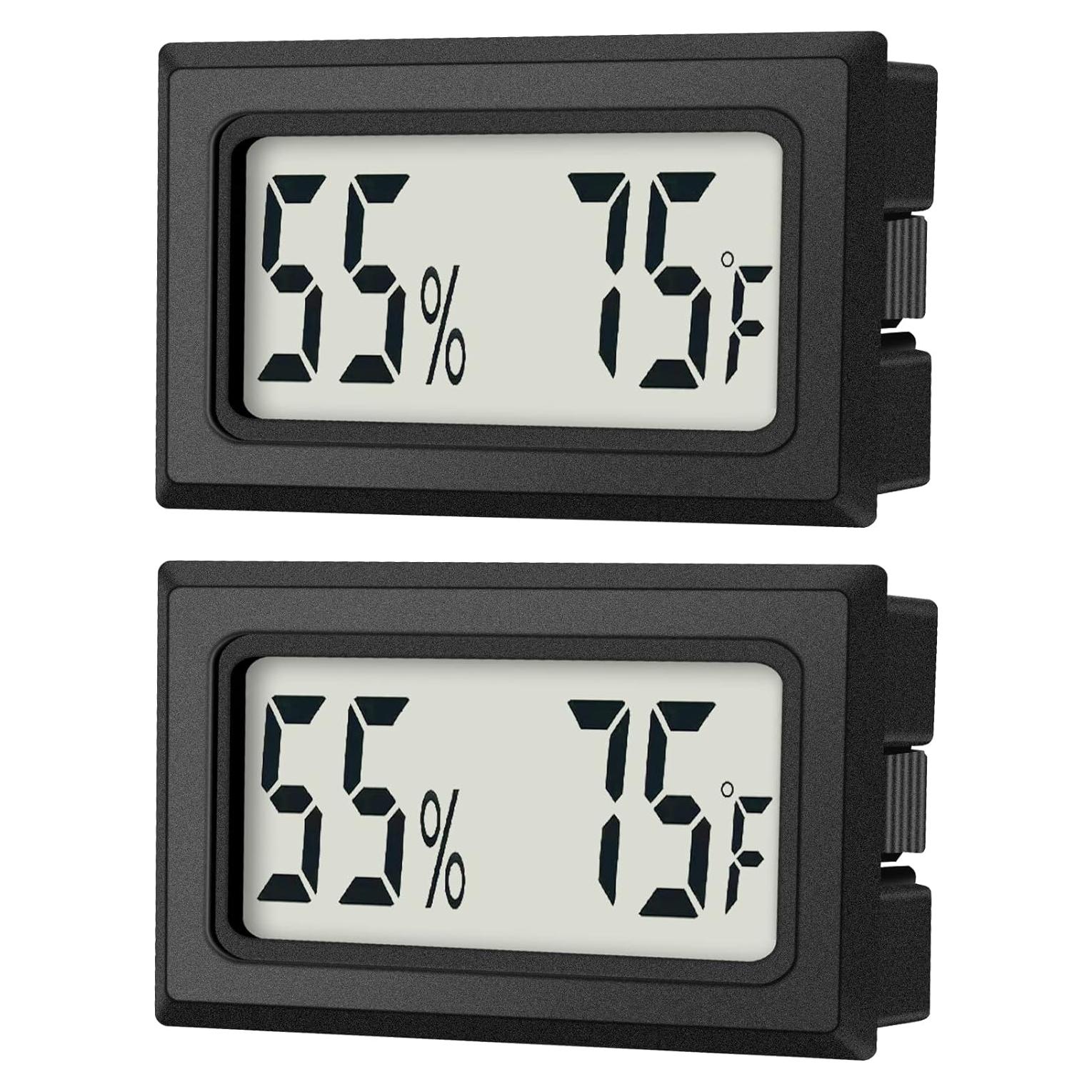 Termómetro Digital Higrómetro DWEPTU 2-Pack Interior Preciso