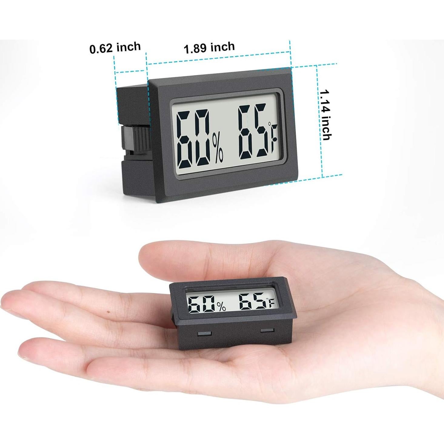 Termómetro Digital Higrómetro DWEPTU 2-Pack Interior Preciso