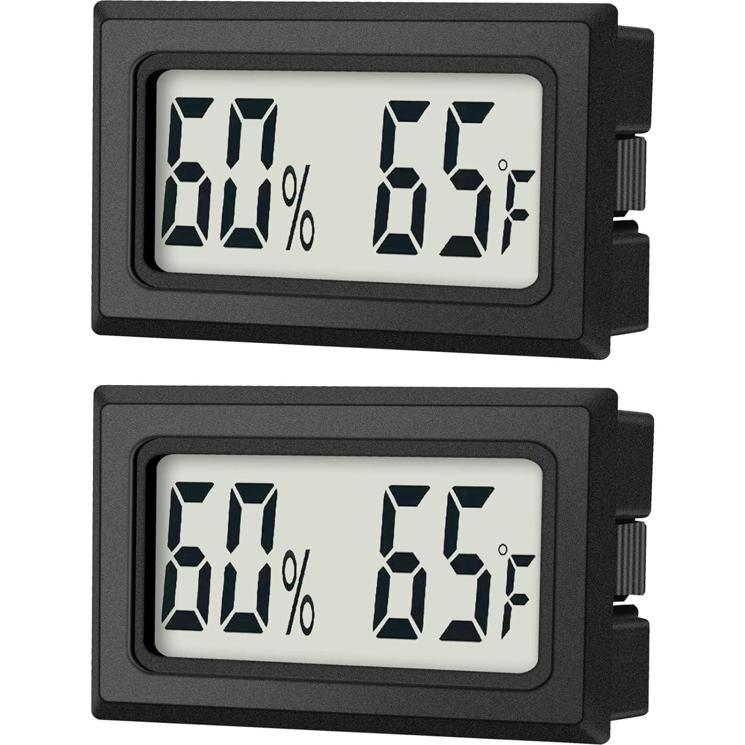 Termómetro Digital Higrómetro DWEPTU 2-Pack Interior Preciso