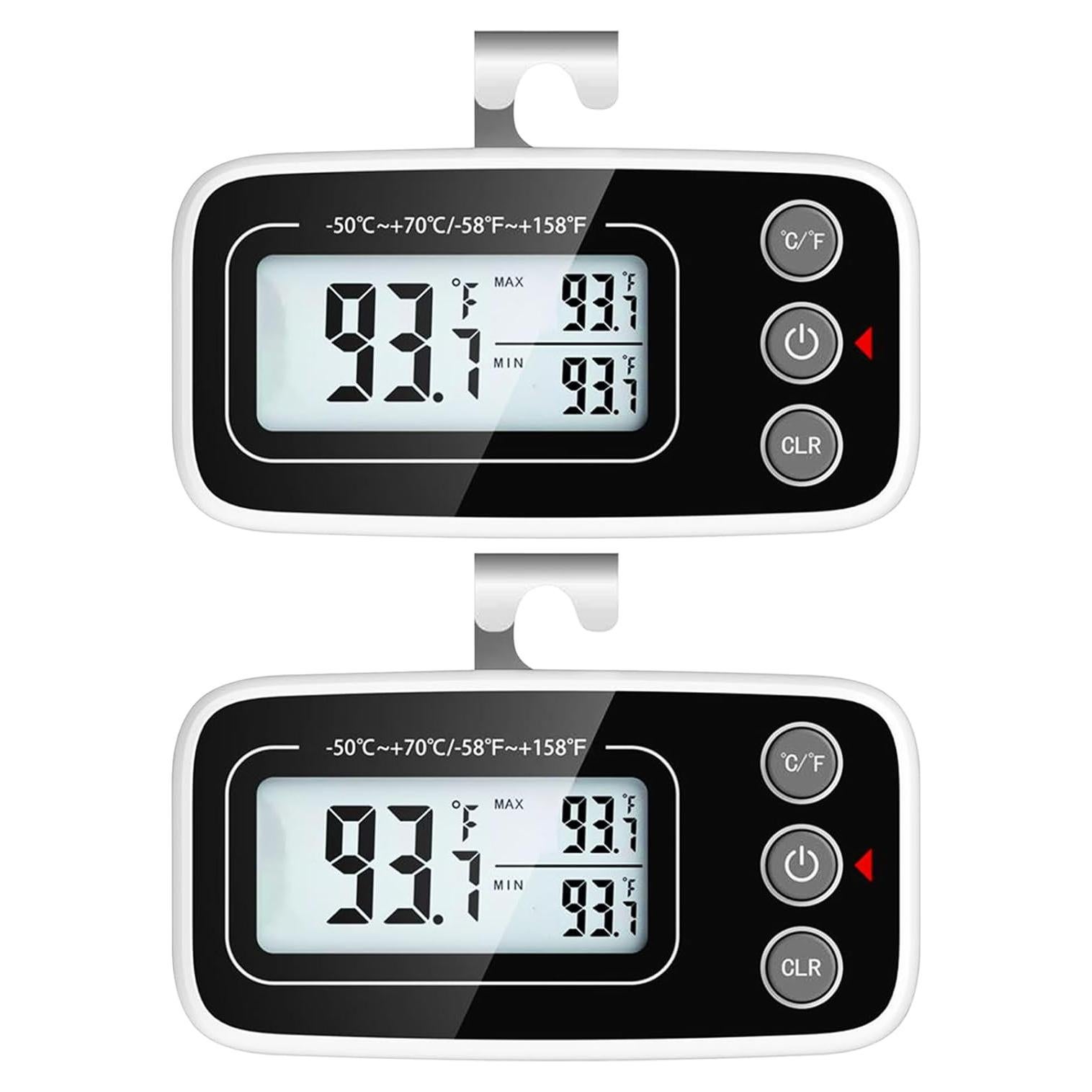 Termómetro Digital para Refrigerador Huijigemy 2 Pack - Precisión -50°C a +70°C