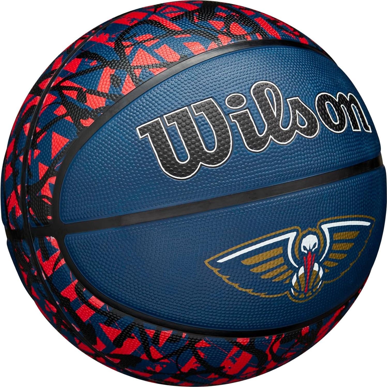 Balón de Baloncesto Wilson NBA New Orleans Pelicans Tamaño 7