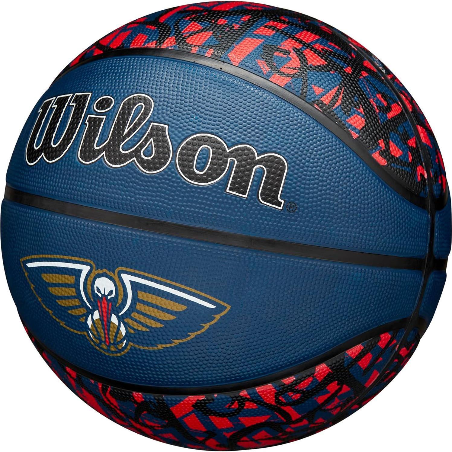 Balón de Baloncesto Wilson NBA New Orleans Pelicans Tamaño 7