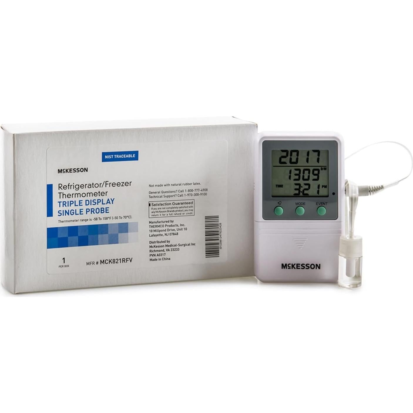 Termómetro Digital Impermeable McKesson para Refrigerador y Congelador