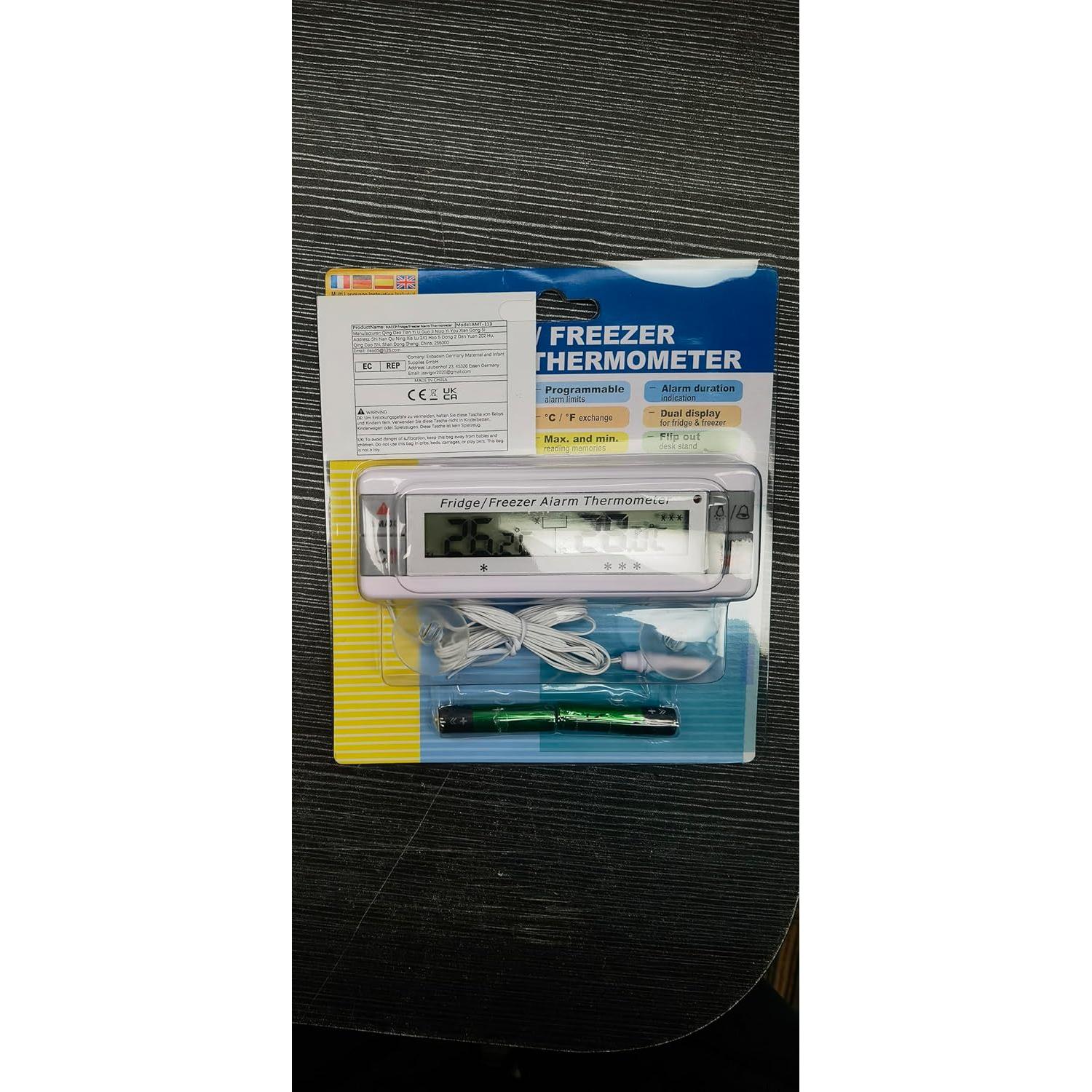 Termómetro Digital AMTAST para Refrigerador y Congelador