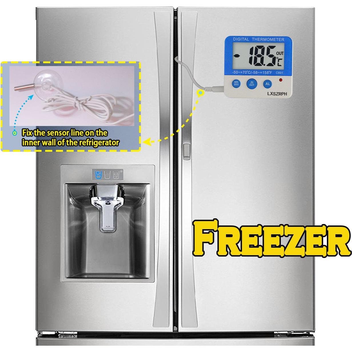 Termómetro Digital de Congelador LXSZRPH - Paquete de 2