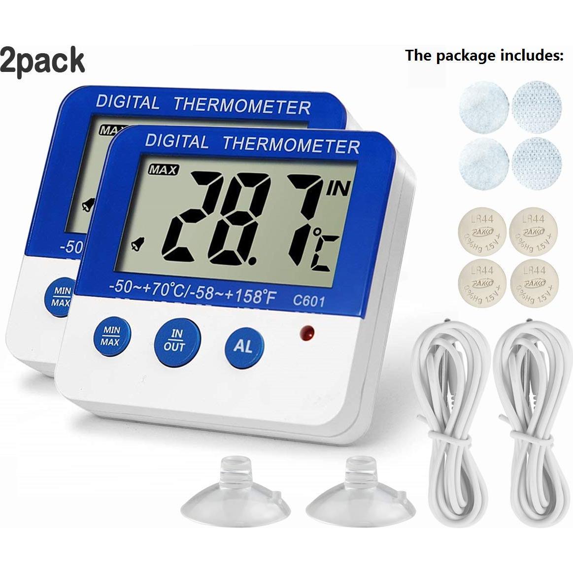 Termómetro Digital de Congelador LXSZRPH - Paquete de 2