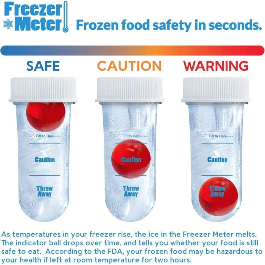 Termómetro Digital de Seguridad Alimentaria Freezer Meter