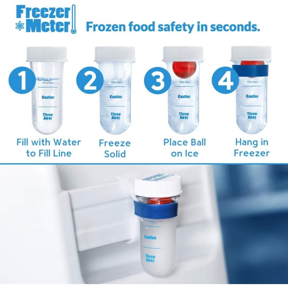 Termómetro Digital de Seguridad Alimentaria Freezer Meter