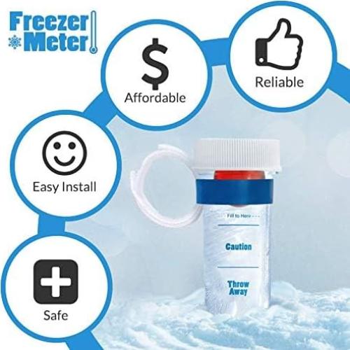 Termómetro Digital de Seguridad Alimentaria Freezer Meter