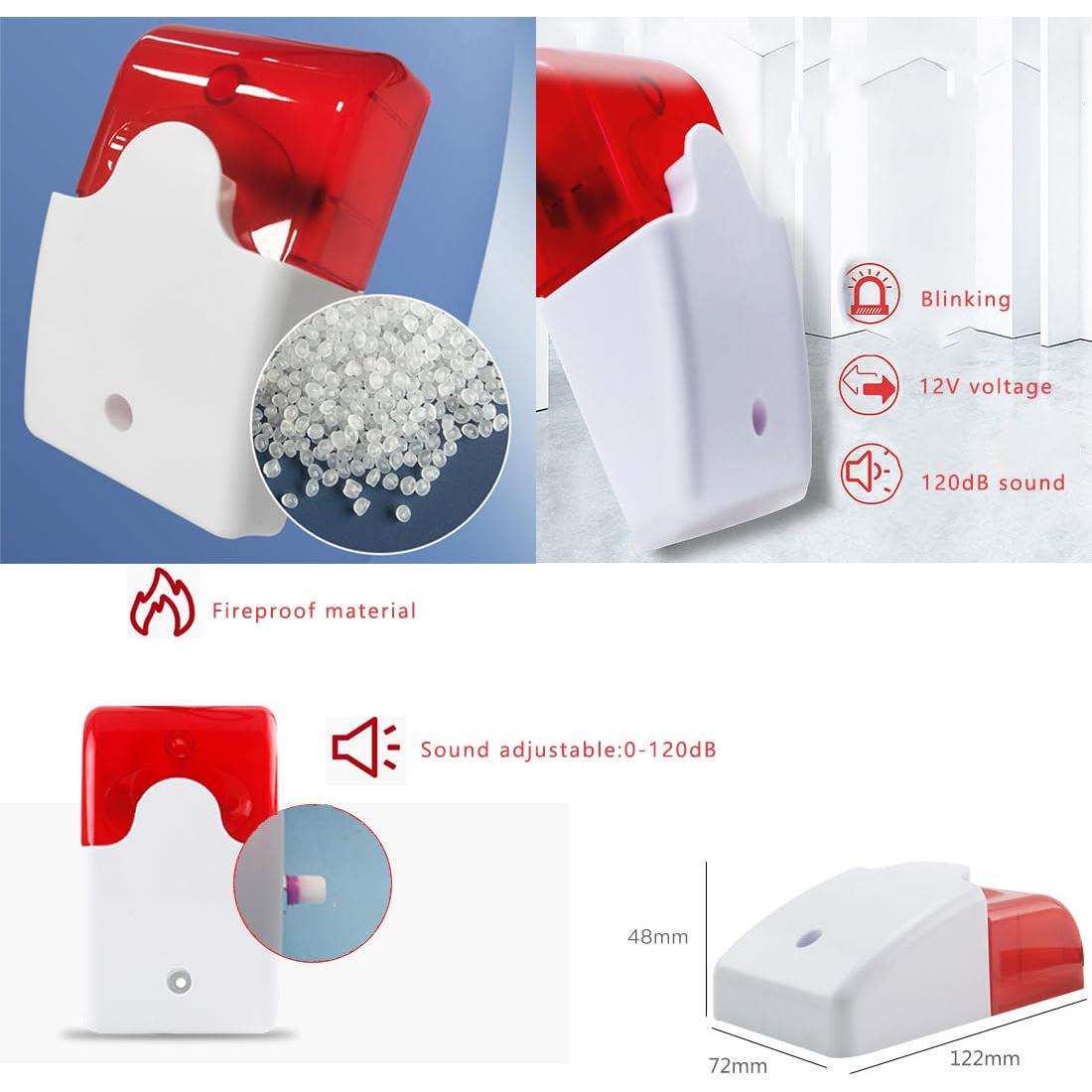 Monitor de Temperatura 12V CSRBUY con Sonda Impermeable 5M