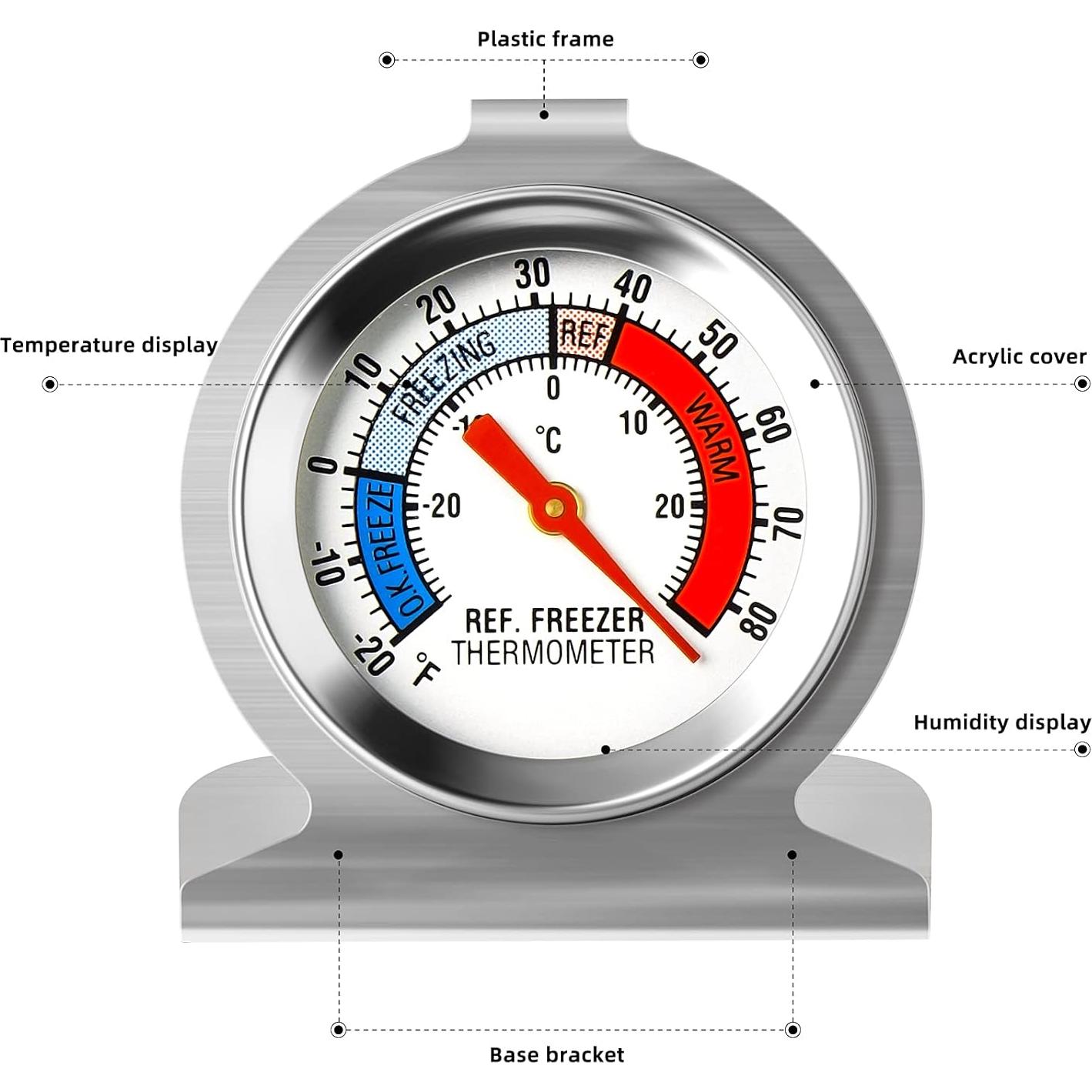 Termómetro de Refrigerador MEANLIN MEASURE 14 Pcs 2" Acero Inoxidable