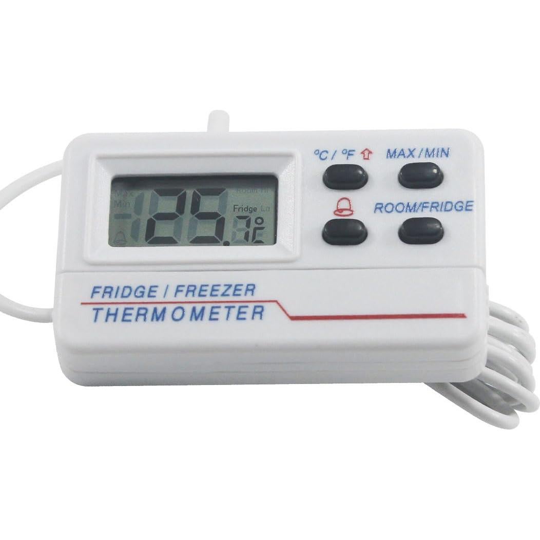 Termómetro Digital JUNLIXN TM804 -50°C a 70°C LCD con Alarma