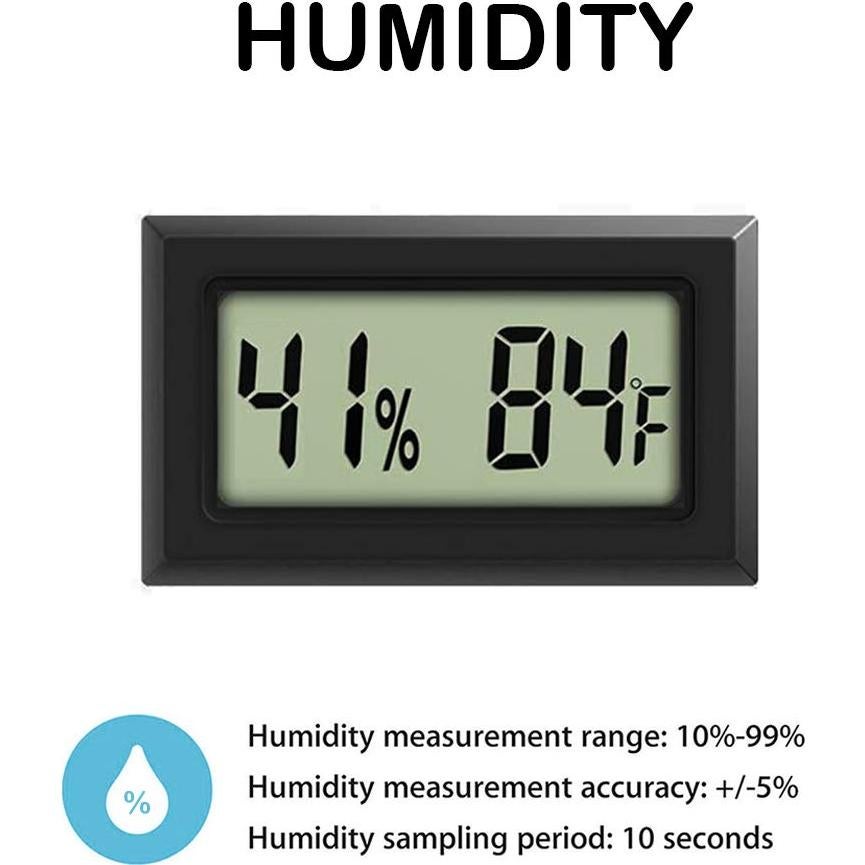 Termómetro Higrómetro Digital Mini Rojuna Paquete de 5