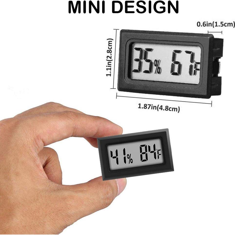 Termómetro Higrómetro Digital Mini Rojuna Paquete de 5