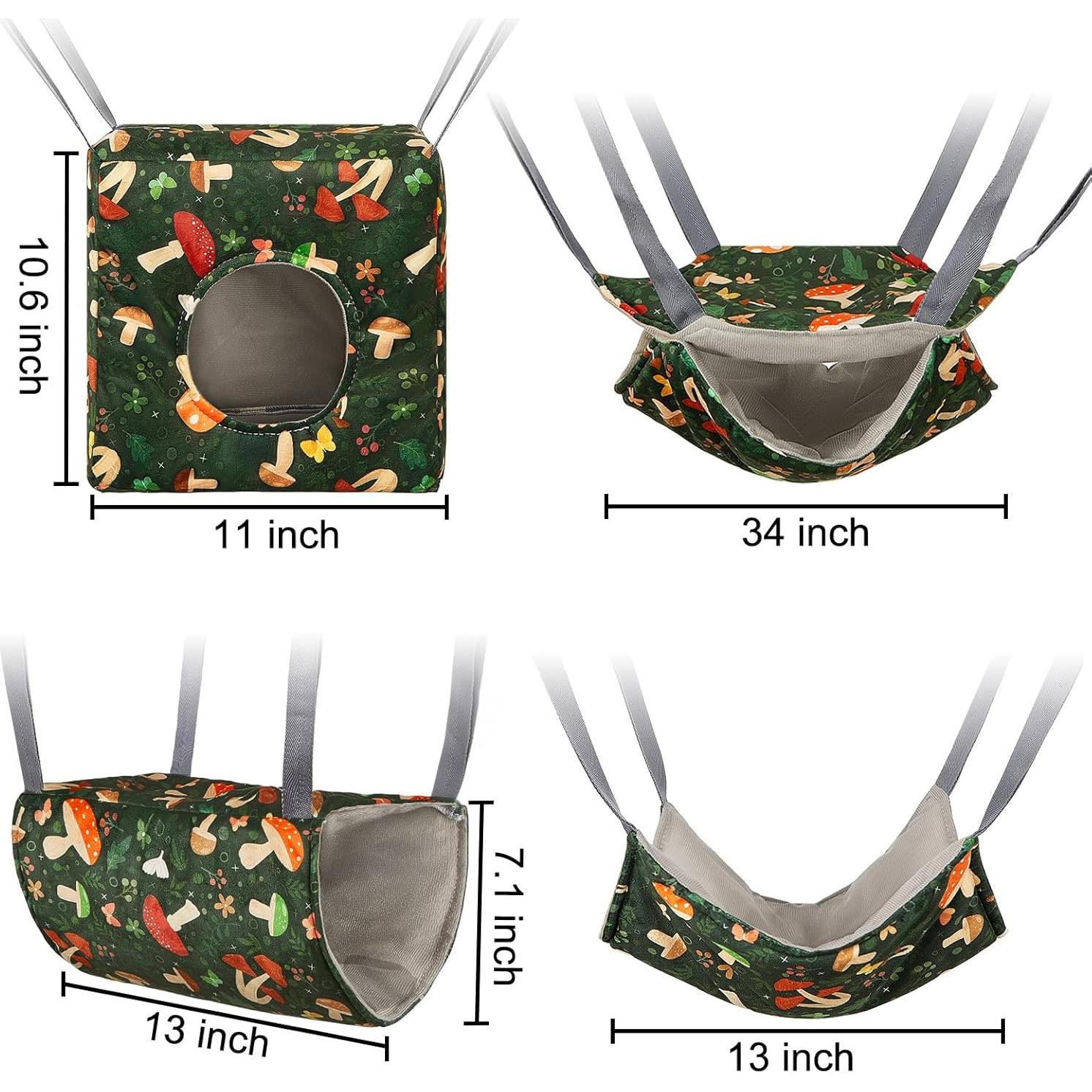 Hamaca Glittme para Hurones - Paquete de 4 Accesorios Lavables