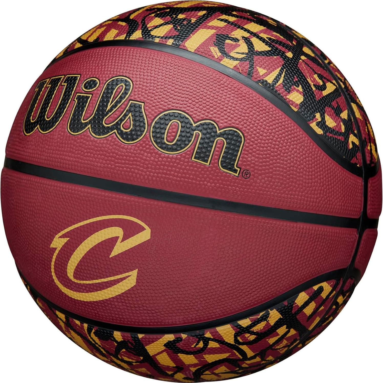 Balón de Baloncesto Wilson NBA Team Graffiti - Cleveland Cavaliers
