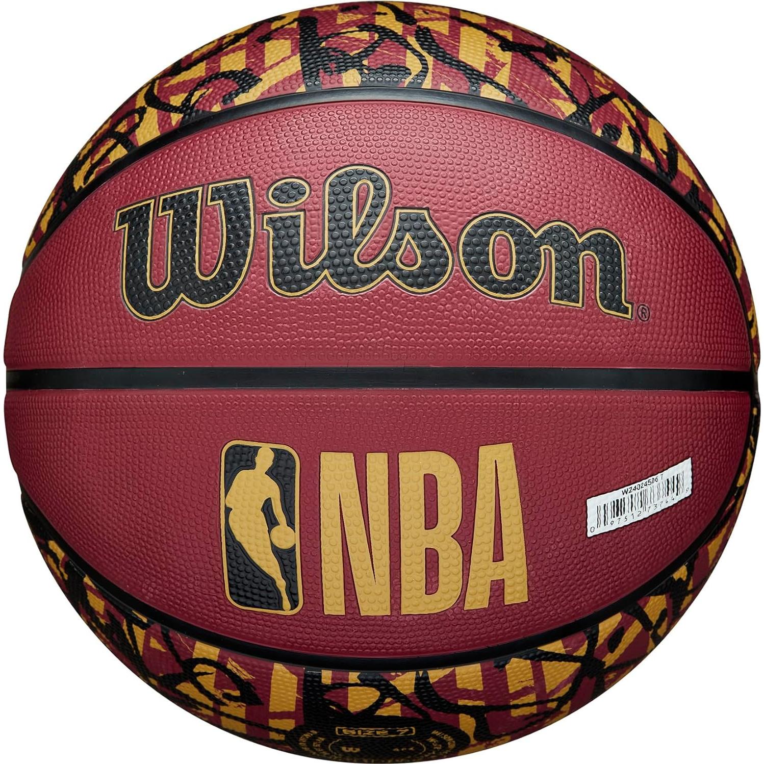 Balón de Baloncesto Wilson NBA Team Graffiti - Cleveland Cavaliers
