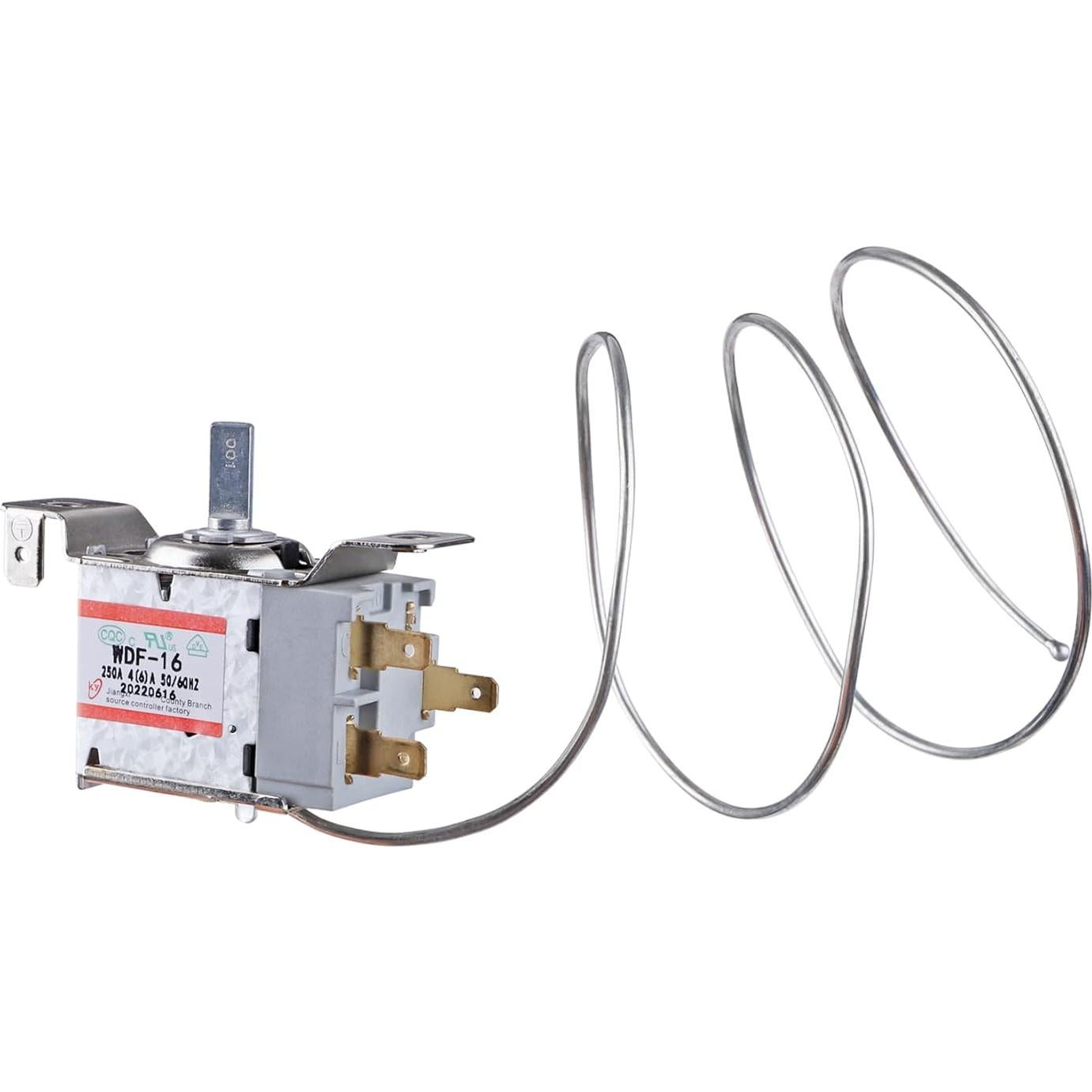 Termostato Universal de Mini Nevera Hoseup WDF-18 250V 3 Pines