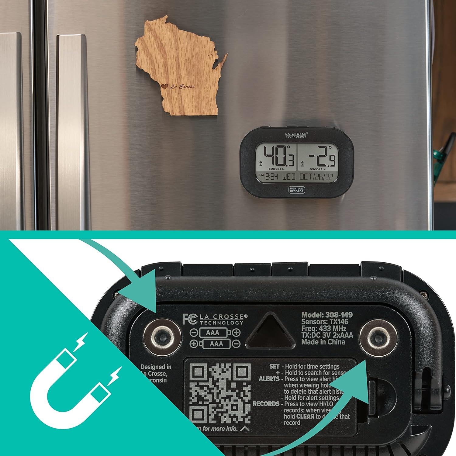 Termómetro de Cocina Inalámbrico La Crosse para Refrigerador