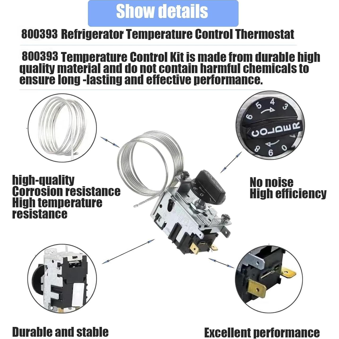 Kit de Control de Temperatura CZECHENG 800393 para Refrigeradores True